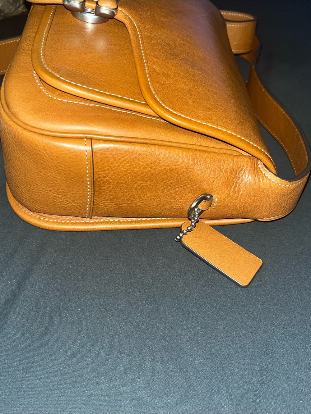 Coach Tabby in glove tan leather Crossbody with Signature 'C' Buckle - Picture 6 of 12